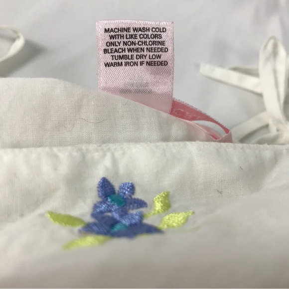 ✨RARE HTF Vintage Victoria’s Secret Cotton‎ Embroidery Cottage Corset Slip dress - Picture 7 of 7